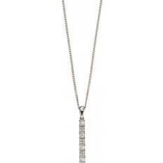 Elements 9ct Baguette Bar Pendant GP2251