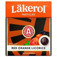 Sugar Free Pastilles Läkerol Red Orange Licorice 25g