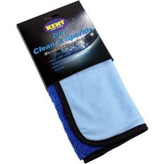 Kent Car Wash Tools & Equipment Kent 2 In 1 Clean & Sparkle Microfibre Glass Cloth Q6950