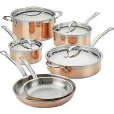 Hestan CopperBond Cookware Set with lid 10 Parts