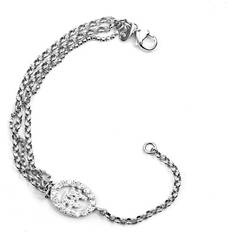 Grey Bracelets Folli Follie Ladies'Bracelet 3B7S046CM (18 cm)