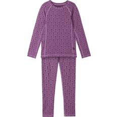 Reima Kid's Wool Base Layer Set Taival - Cold Pink