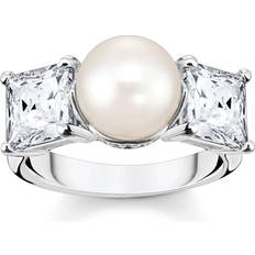 Thomas Sabo Glam & Soul Ring - Silver/Pearl/Transparent