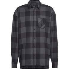 Adidas Polyester Shirts Adidas Five Ten Brand Of The Brave Flannel Shirt - Grey Six/Black