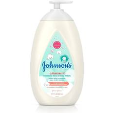 Johnson's Johnson's CottonTouch Newborn Baby Face and Body Lotion, Hypoallergenic and Paraben-Free Moisturization for Baby's Sensitive Skin, Made with Real Cott