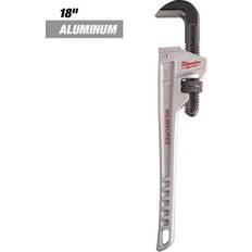 Milwaukee Pipe Wrenches Milwaukee 18 in. Aluminum Pipe Wrench Pipe Wrench