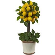 Nearly Natural Lemon Ball Artificial Topiary Arrangement