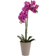 Nearly Natural 24â Potted Speckled Phalaenopsis Artificial Plant