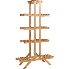 vidaXL Plant Stand 32.7"x9.8"x55.9" Firwood