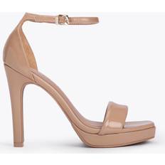 Pink Heeled Sandals Carvela Womens Second Skin Platform Sandals