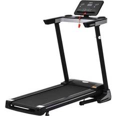 Stopwatch Fitness Machines Homcom 500W Folding Motorised Treadmill