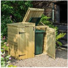 Garden Storage Units on sale Rowlinson Wooden Apex Double Bin Store Garden