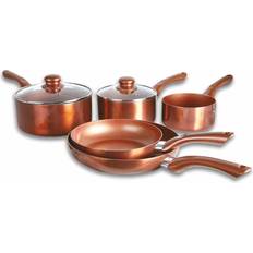 Cermalon Ceramic 5 Set Copper Cookware Set with lid