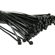ValueX Cable Ties 300x4.8mm Black (Pack 100)