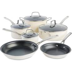 Martha Stewart Lockton Cookware Set with lid 10 Parts