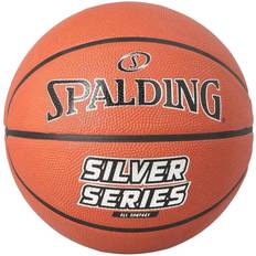 Spalding Silver Series Basketball Ball Orange 7