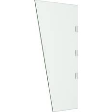 vidaXL Transparent Side Panel for Door Canopy Transparent Tempered Glass