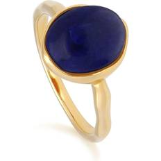 Lapis Rings Gemondo Irregular B Lazuli Ring - Gold/Blue