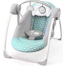 Plastic Baby Swings Ingenuity Swingity Easy-Fold Portable Baby Swing