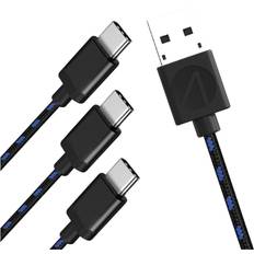 Stealth SP-C30V Superfast Play & Charge Cables - Triple Pack PlayStation 5