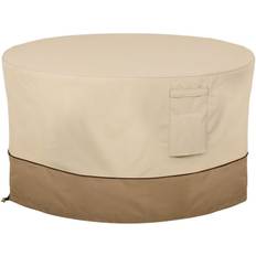 Classic Accessories Veranda Full Coverage Firepit Table Cover Pebble - Pebble - Cover