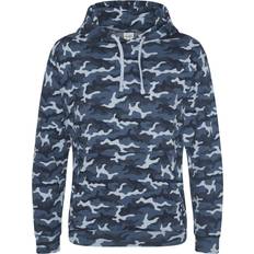 AWDis Mens Camo Hoodie (Black Camo)