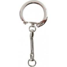 Creativ Company Key Ring with Chain - Silver