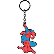 Difuzed MARVEL COMICS Spider-Man Action Superhero Pose Rubber Keychain