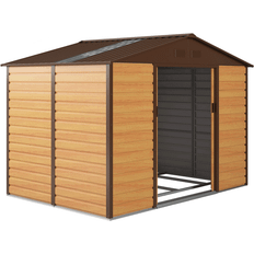 Rowlinson Royalcraft Cambridge Oak Metal Shed 3 (Building Area )