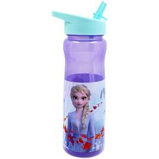 Disney Water Bottle Disney Kids Frozen Water Bottle with Straw Reusable 600ml