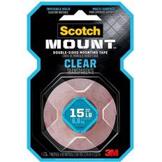 Scotch Clear Double-Sided Mounting Tape, 1 Roll