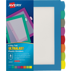 Avery Big Tab Ultralast Dividers, 8-tab, X