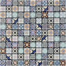 Green Tiles House of Mosaics Warehouse Geo Moroccan GEOMBRSA4 30x30cm