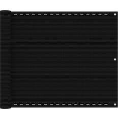 vidaXL black, 75 600 Balcony Screen Fence