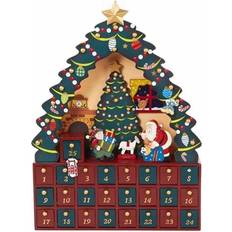 Kurt Adler C6294 16 in. Christmas Tree Advent Calendar 24 Piece