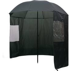 vidaXL Fishing Umbrella Green 240x210 300cm