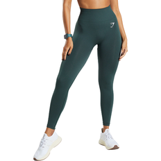 Green - W36 - Women Trousers & Shorts Gymshark Vital Seamless 2.0 Leggings - Woodland Green Marl