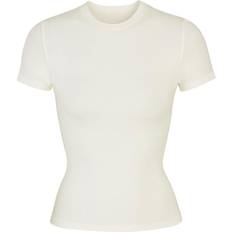 Brown - Women T-shirts SKIMS Cotton Jersey T-shirt