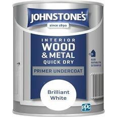 Low odour gloss paint Johnstones Interior Quick Dry Primer Undercoat Metal Paint White