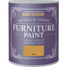 Rust-Oleum Metallic Finish 750 &Ndash; Wood Paint Gold 0.75L