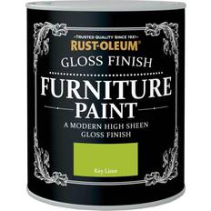 Rust-Oleum Gloss Paint Key Lime 750Ml Wood Paint Green 0.75L
