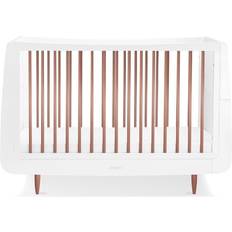 SnuzKot Skandi Cot Bed Metallic Rose Gold