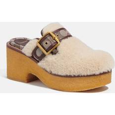 Coach Slippers & Sandals Coach Dylan Shearling Clogs