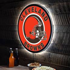 Evergreen Art Cleveland Cleveland Browns Round Wall Clock