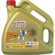 Synthetic Motor Oils & Chemicals Castrol Edge Titanium 0W20 LL IV Motor Oil 4L