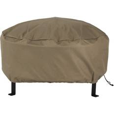 Sunnydaze Decor 48 in. Khaki Durable Weather-Resistant Round Fire Pit