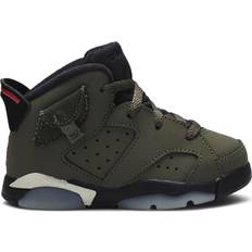 Nike Air Jordan 6 Retro TD - Medium Olive/Black/Sail/Univeristy Red