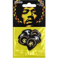Heavy Picks Dunlop Jimi Hendrix Aura Mandala Pack 6 Packs