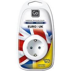 Go Travel EU UK Adaptor