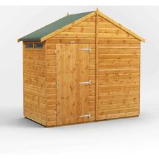 power Sheds 4 8ft Apex Shiplap Dip Treated Security Shed (Building Area )